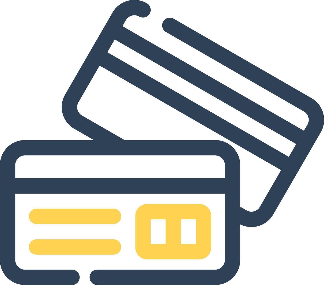 Credit Card Creative Icon Design vector