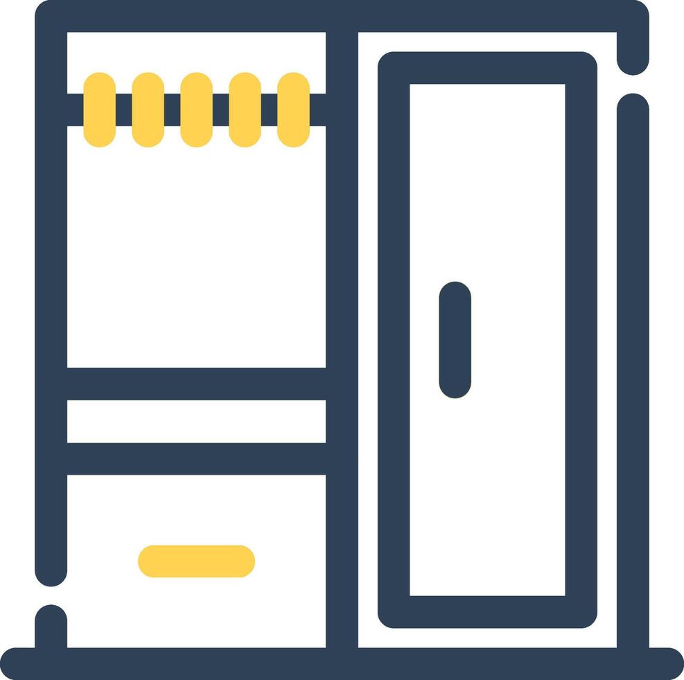 Wardrobe Creative Icon Design vector