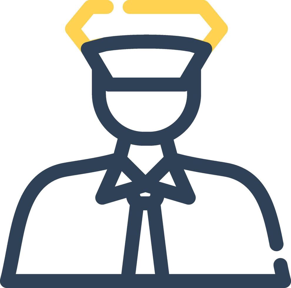 diseño de icono creativo de policía vector