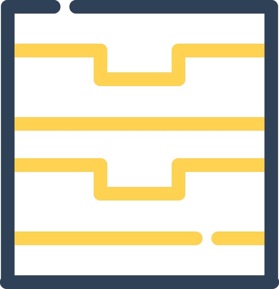 Drawers Creative Icon Design vector