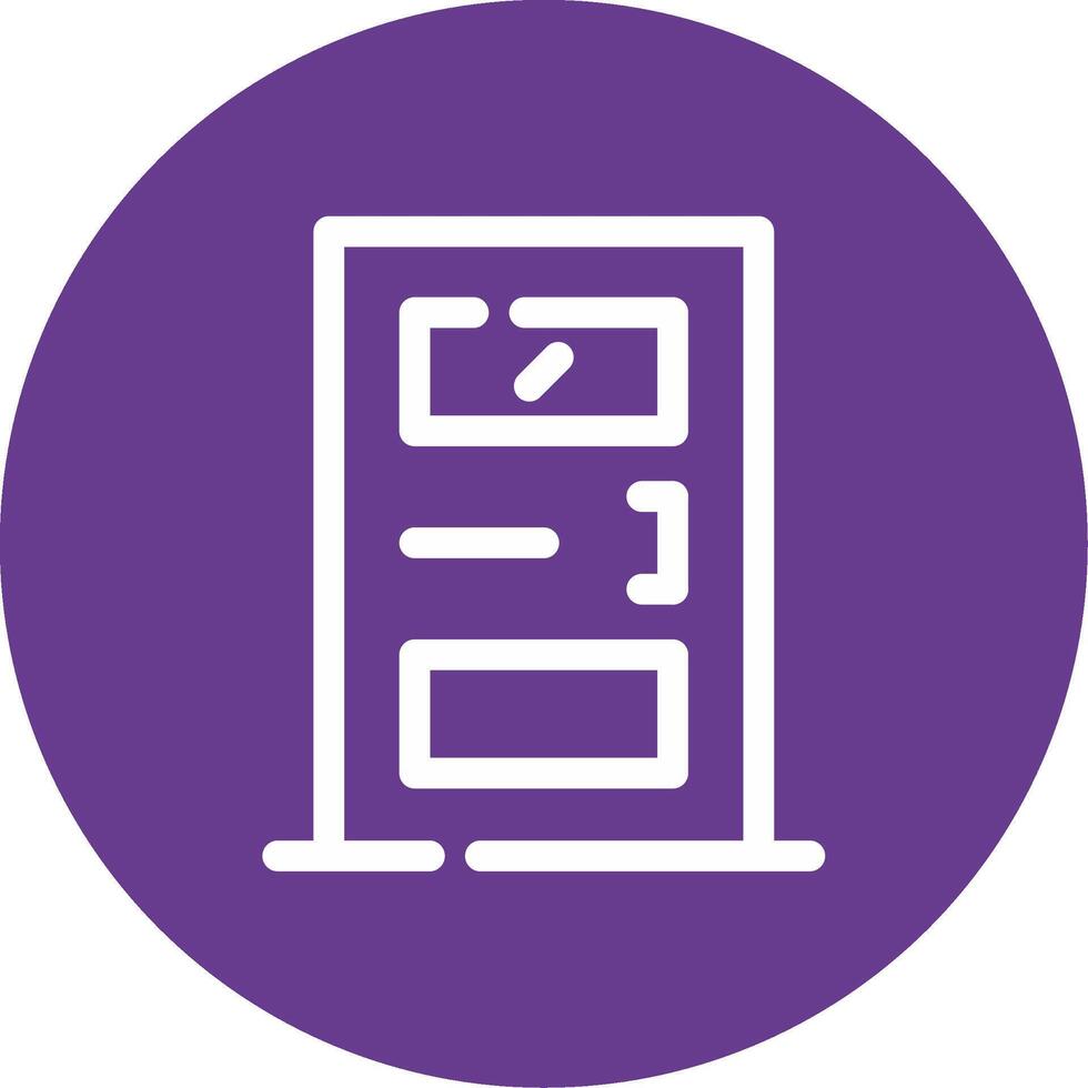 Door Creative Icon Design vector