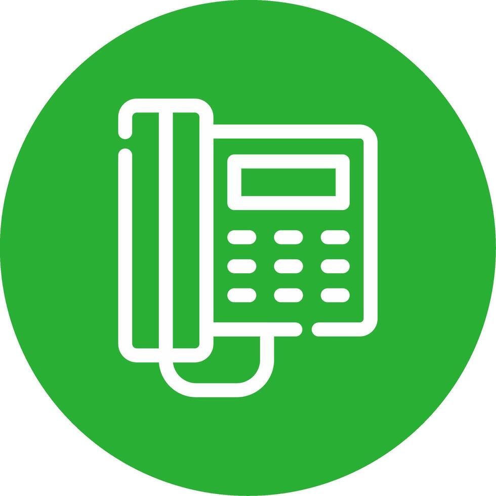 Telephone Creative Icon Design vector