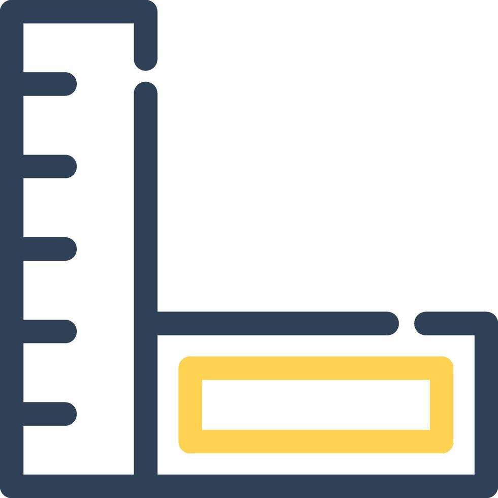Ruler Creative Icon Design vector
