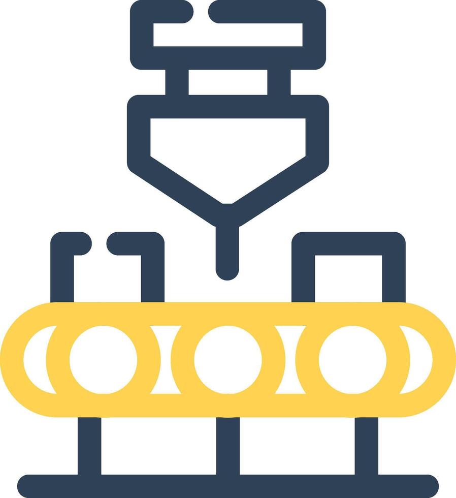 Conveyor Belt Creative Icon Design vector