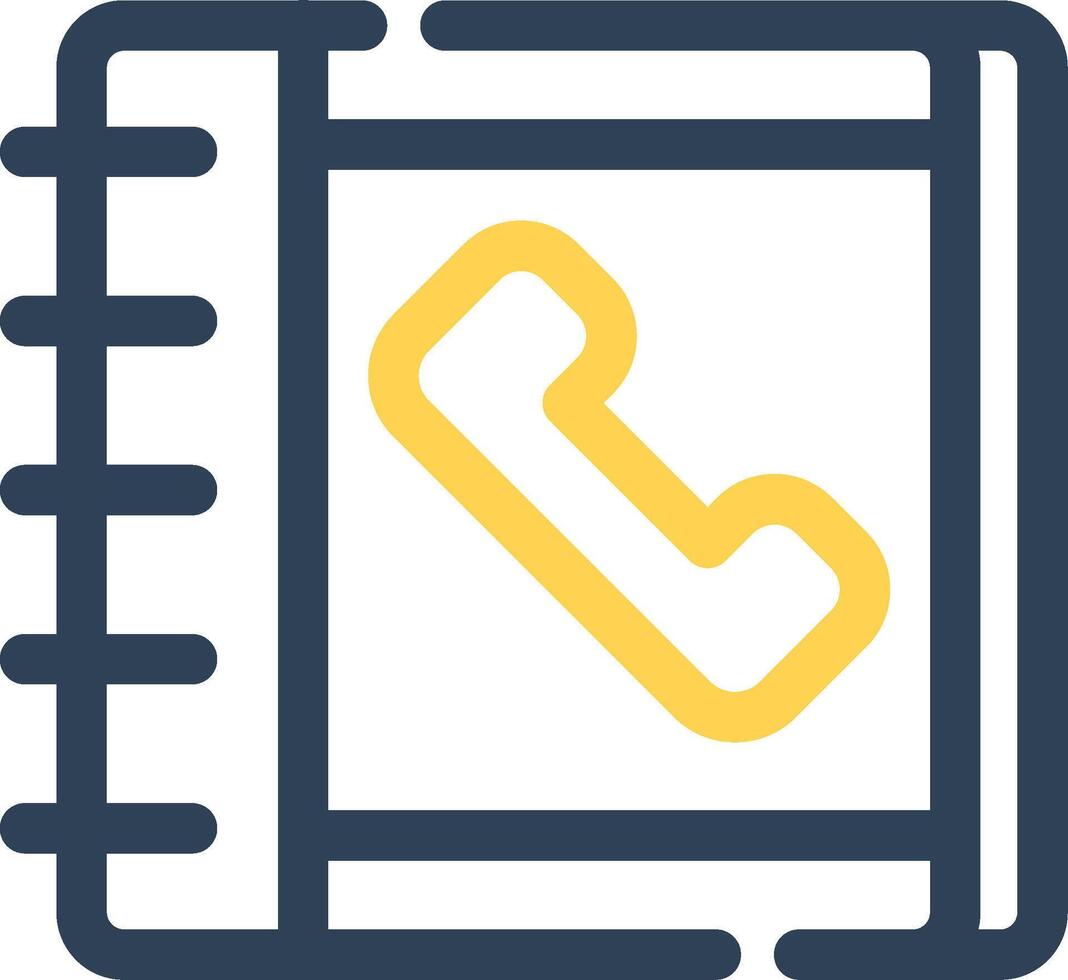 Phonebook Creative Icon Design vector