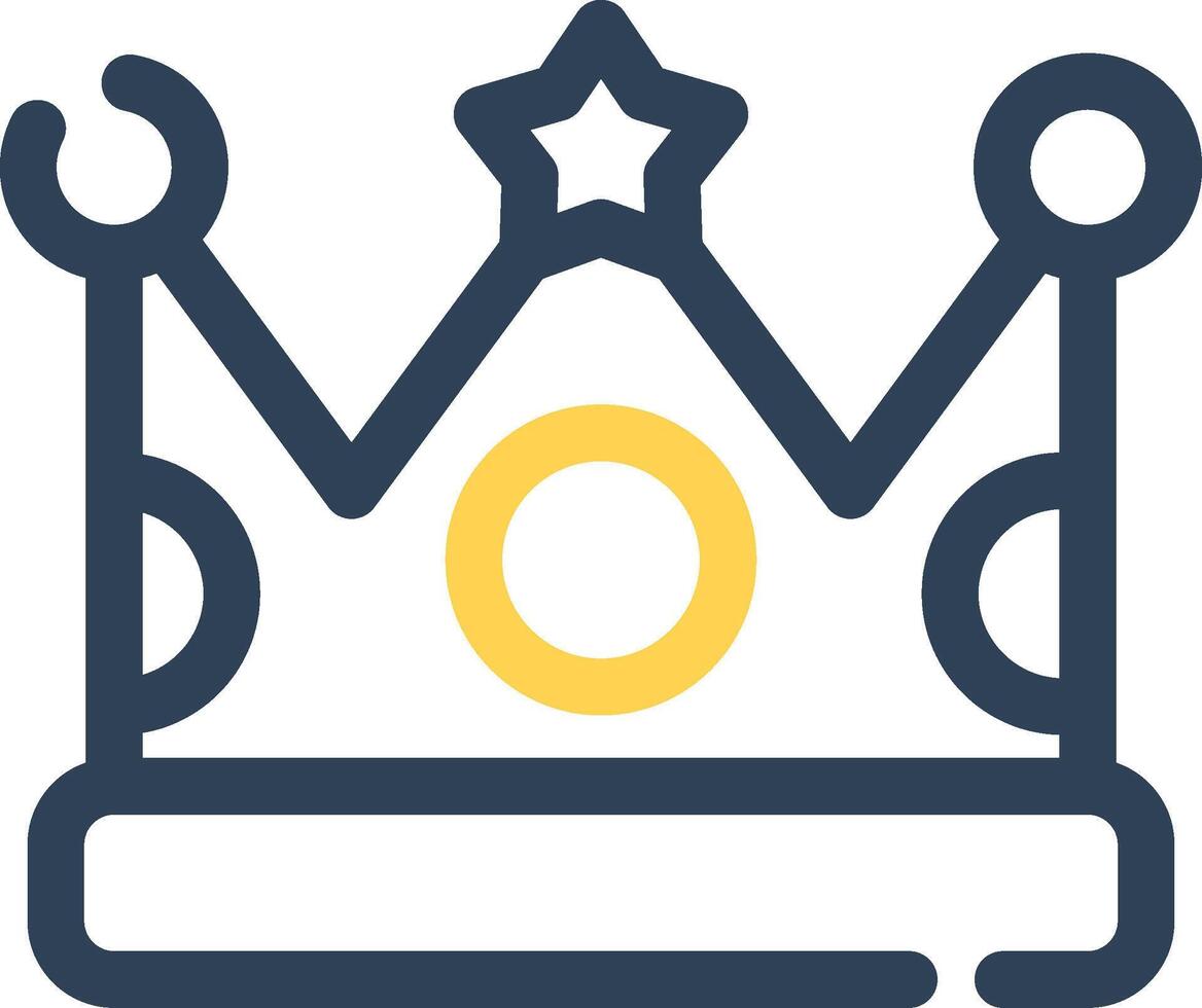 Crown Creative Icon Design vector