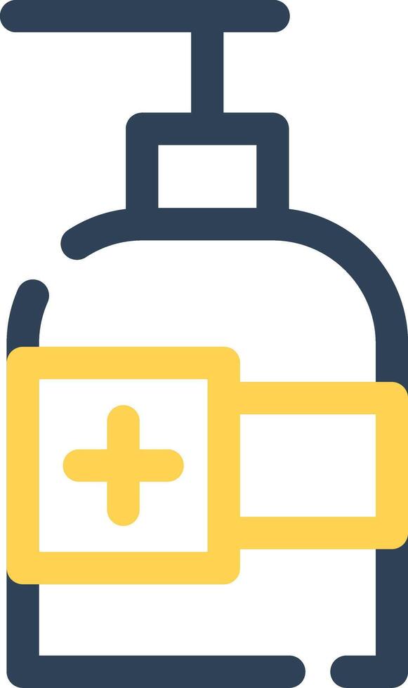 Hydroalcoholic Gel Creative Icon Design vector