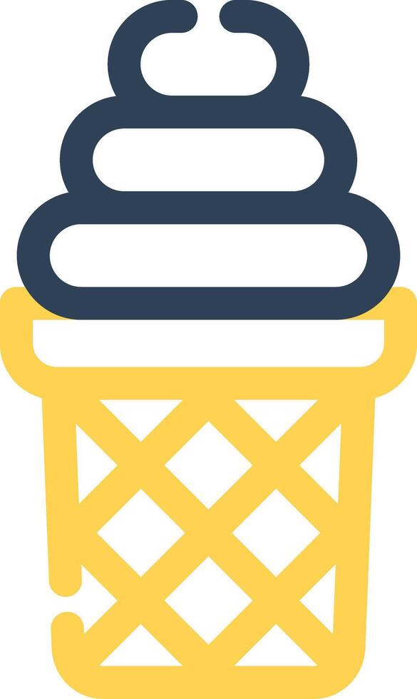 Ice Cream Creative Icon Design vector