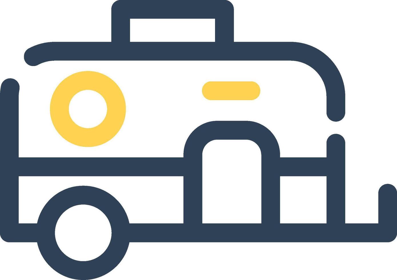 Caravan Creative Icon Design vector