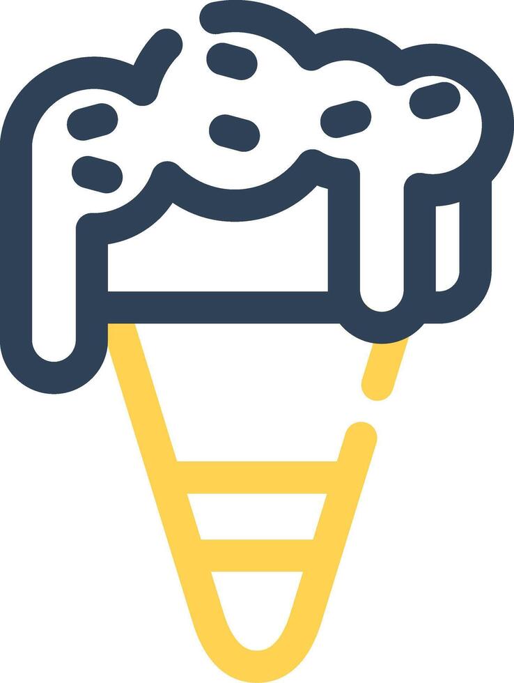 diseño de icono creativo de helado vector