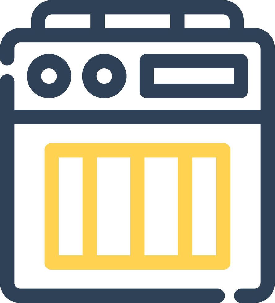 Amplifier Box Creative Icon Design vector