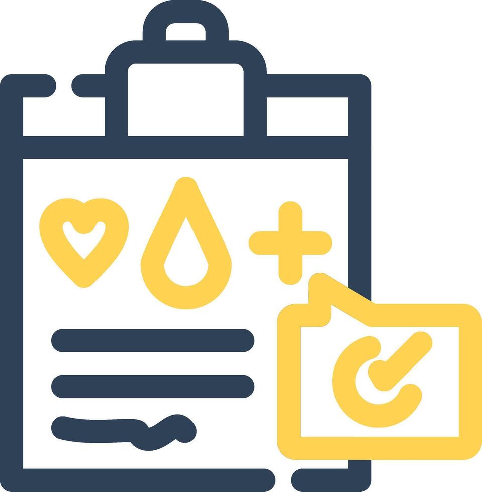 Medical Record Creative Icon Design vector