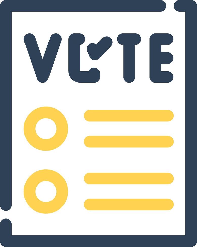 Ballot Creative Icon Design vector