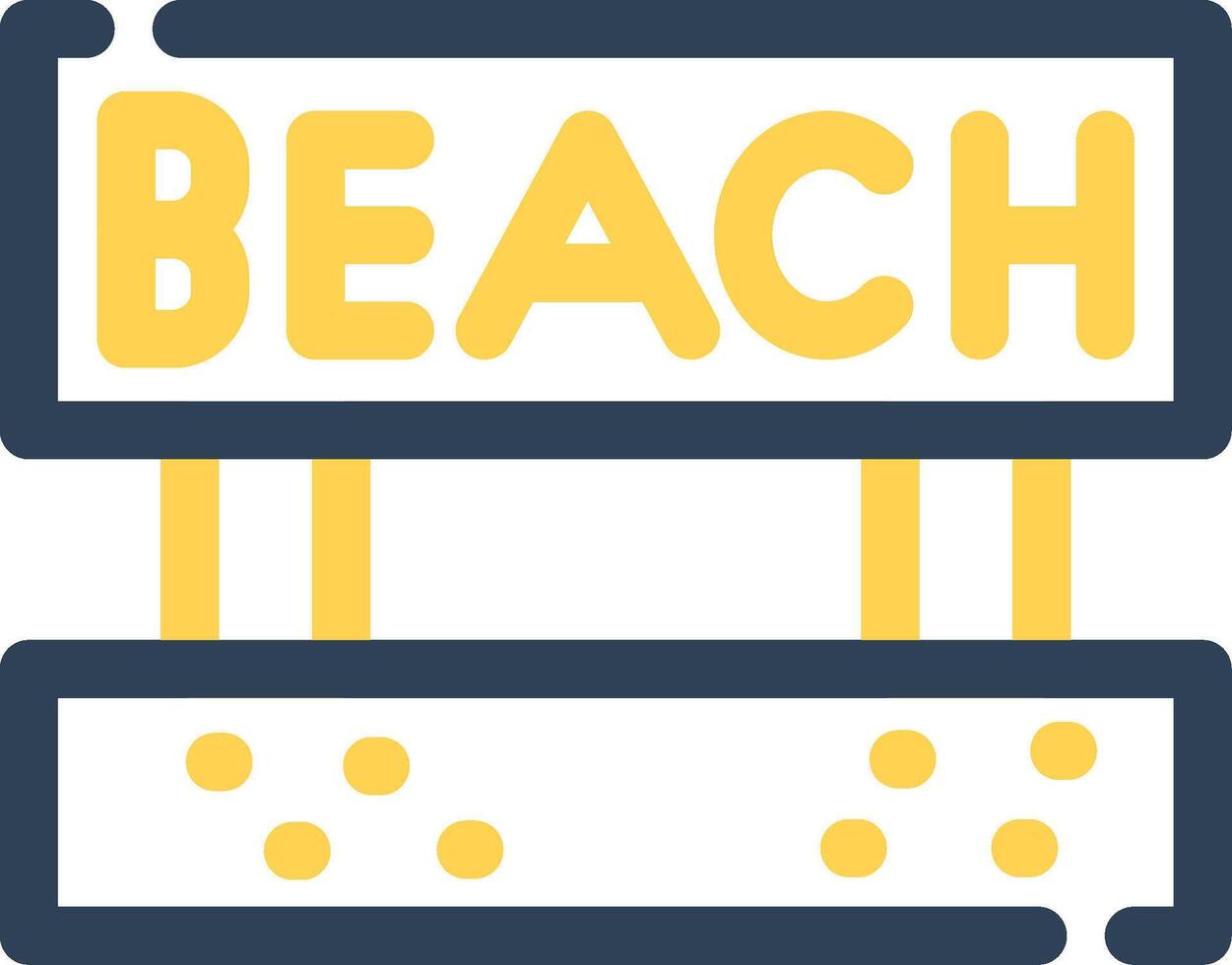 Beach Creative Icon Design vector