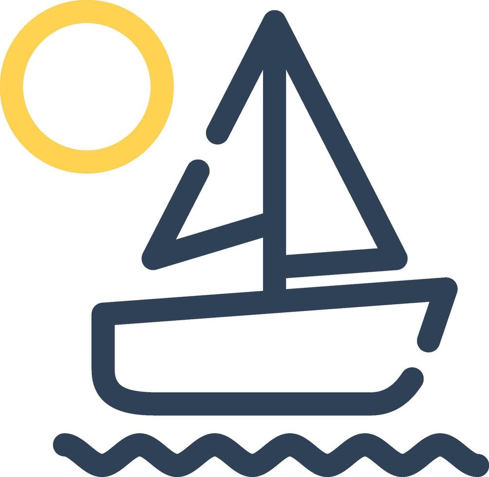 Kayak Creative Icon Design vector