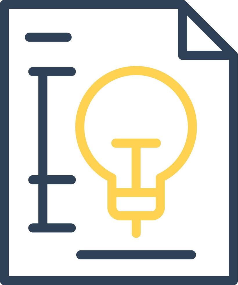 Patent Creative Icon Design vector