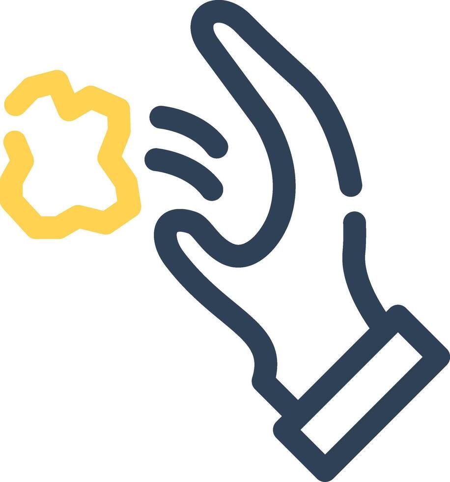 Throwing Trash Creative Icon Design vector