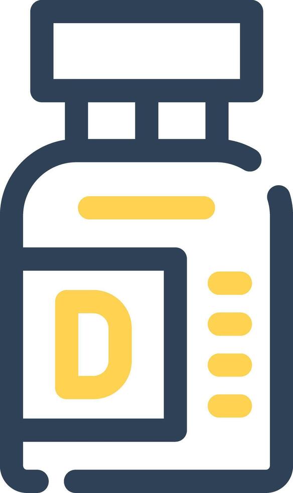 diseño de icono creativo de vitaminas vector