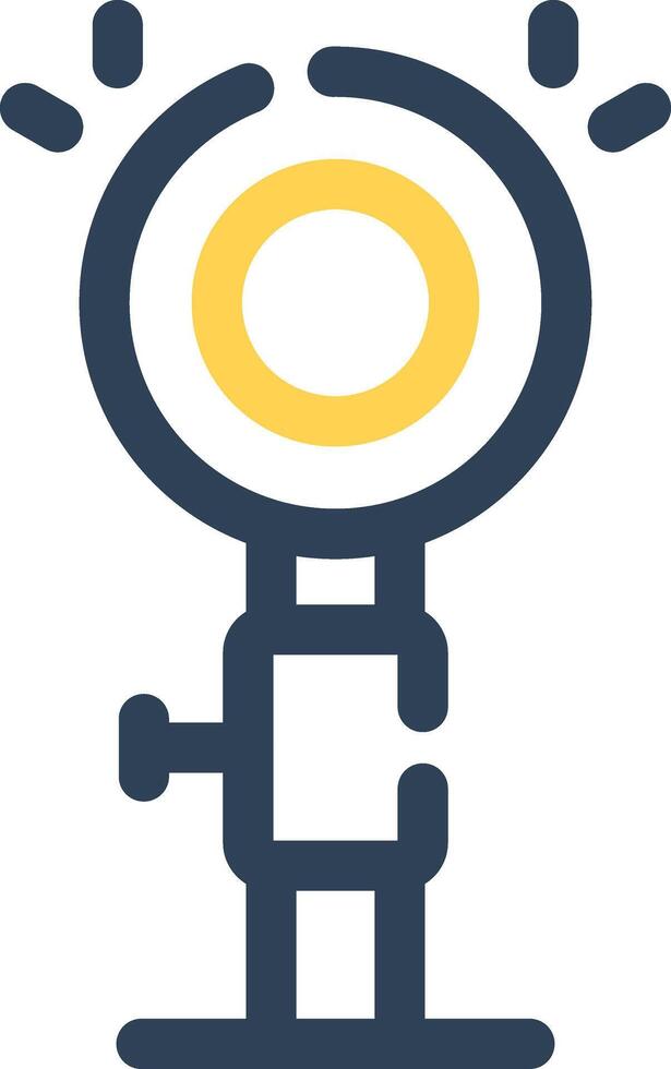 Light Creative Icon Design vector