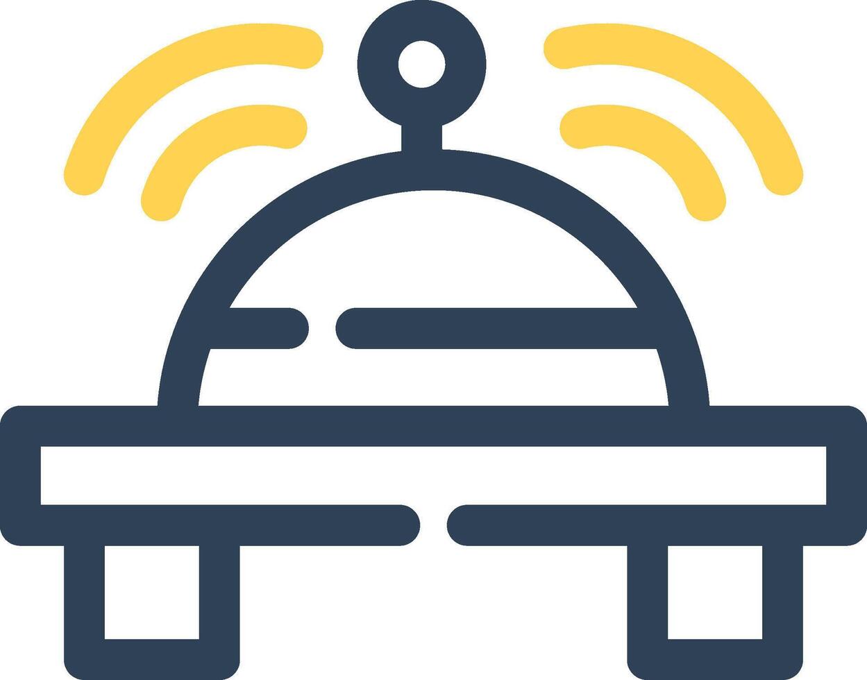 Reception Bell Creative Icon Design vector