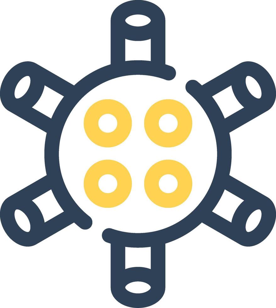 Virus Creative Icon Design vector