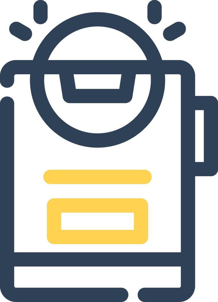 Light Creative Icon Design vector