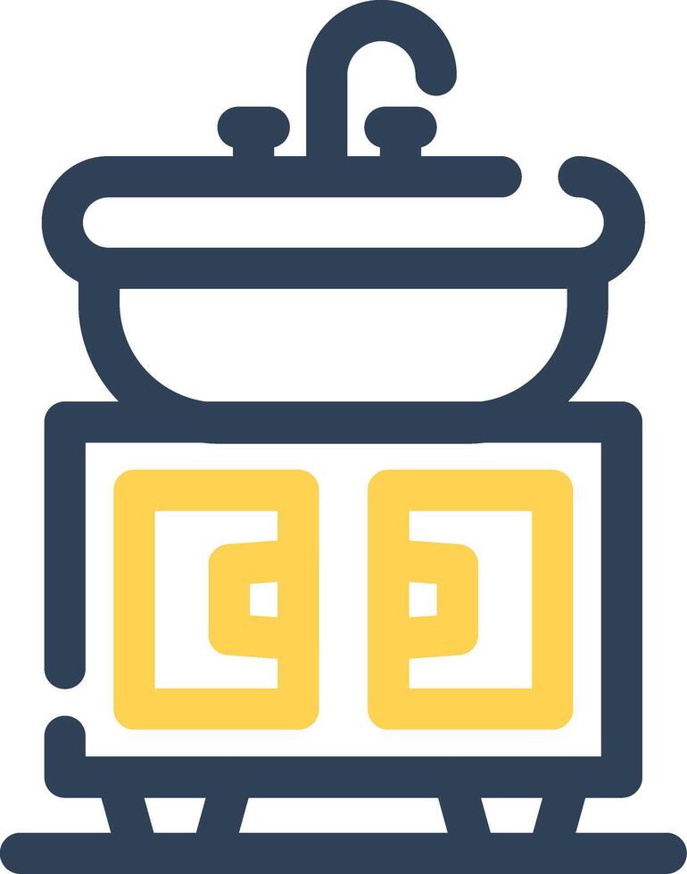 Washbasin Creative Icon Design vector