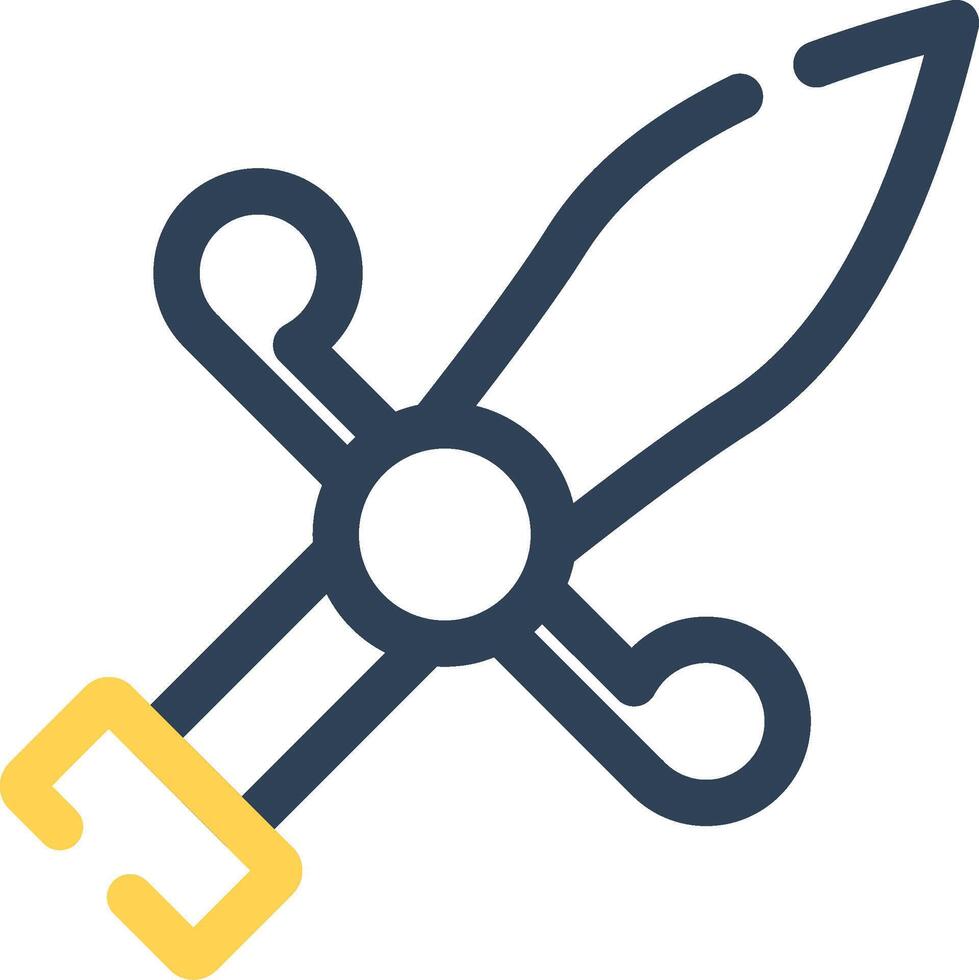 Dagger Creative Icon Design vector
