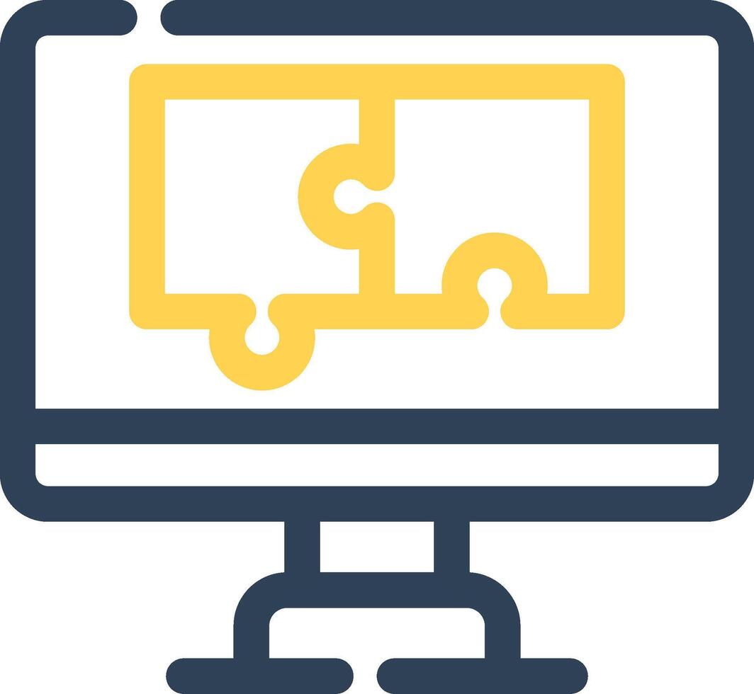 Puzzle Creative Icon Design vector