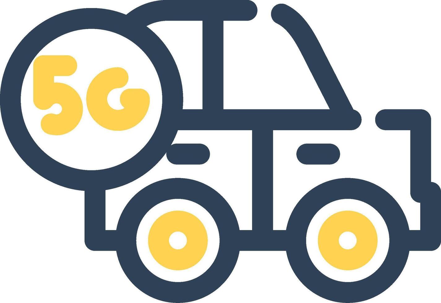 Smart Car Creative Icon Design vector
