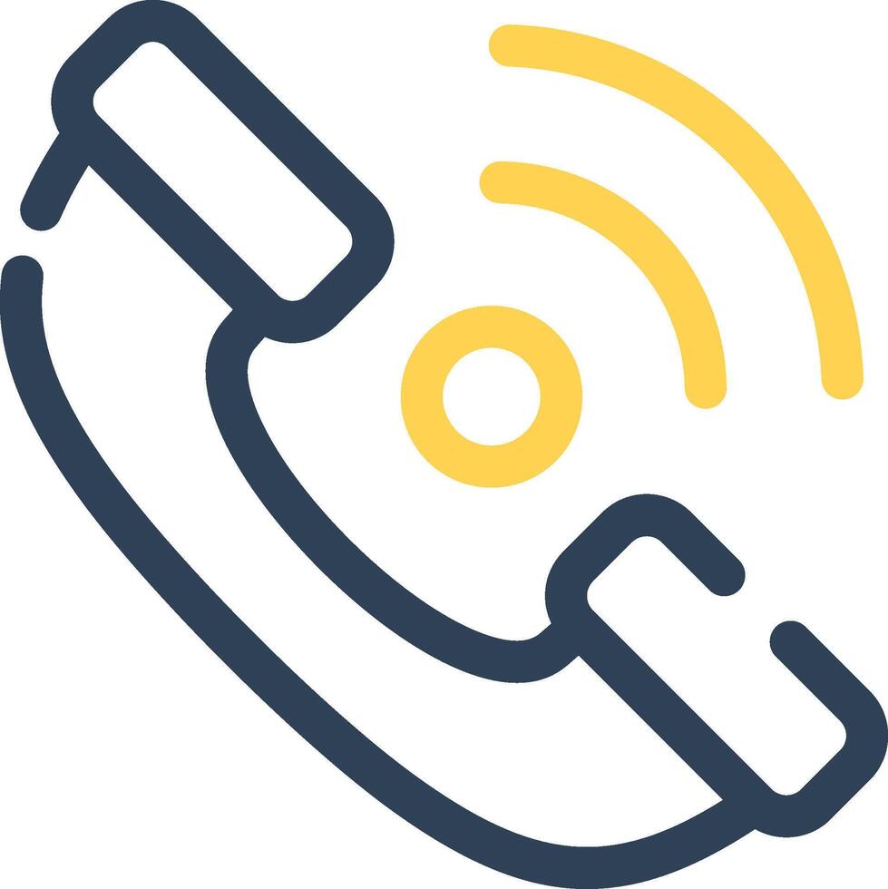 Phone Receiver Creative Icon Design vector