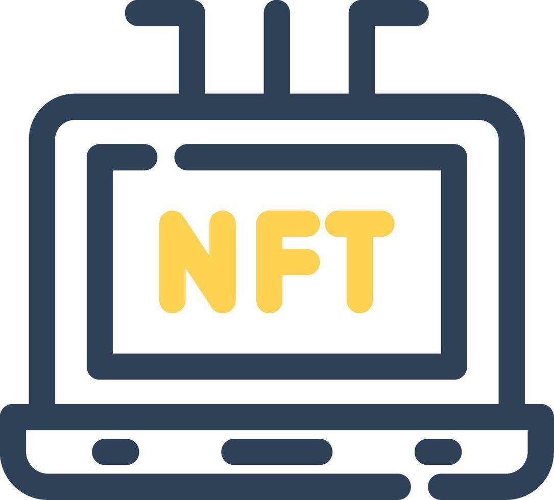 Nft Creative Icon Design vector