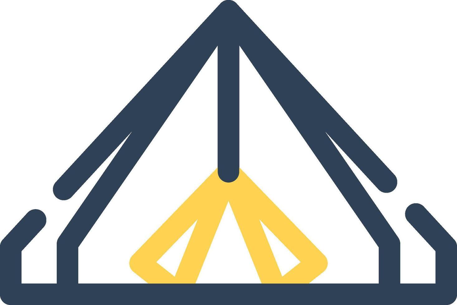 Camping Creative Icon Design vector