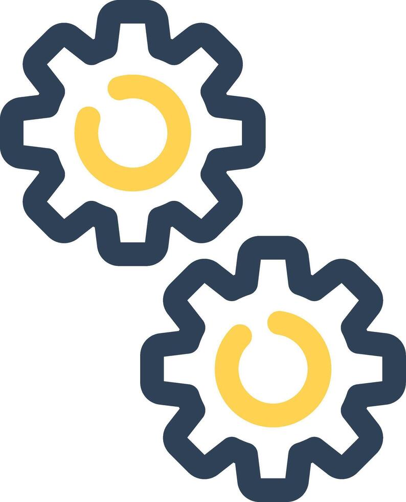 Gears Creative Icon Design vector