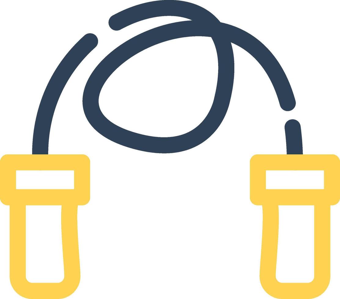 Skipping Rope Creative Icon Design vector