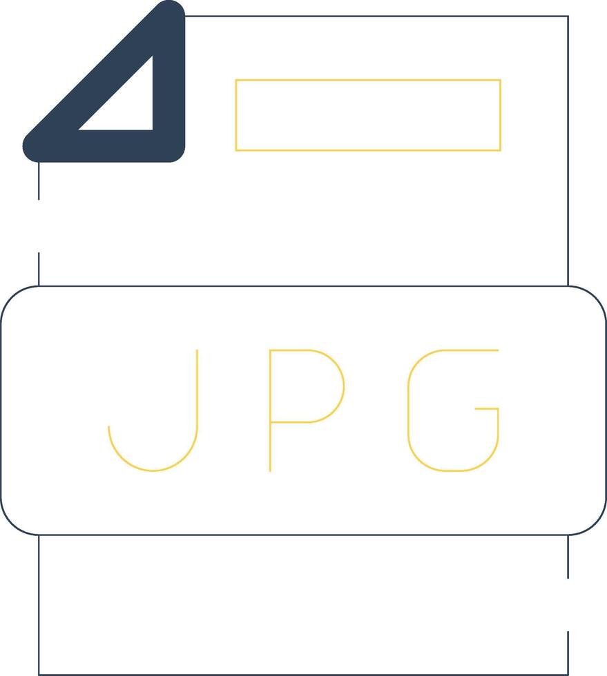 Jpg File Creative Icon Design vector