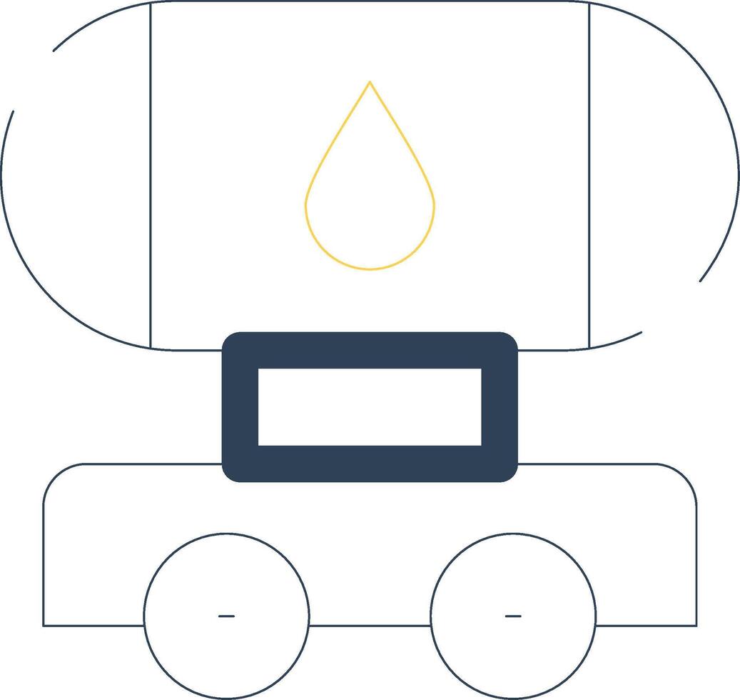 Tanker Creative Icon Design vector