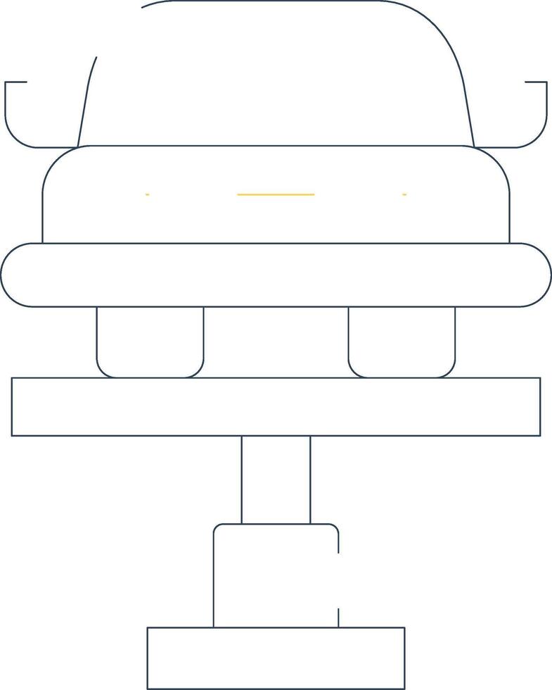 diseño de icono creativo de elevador de coche vector