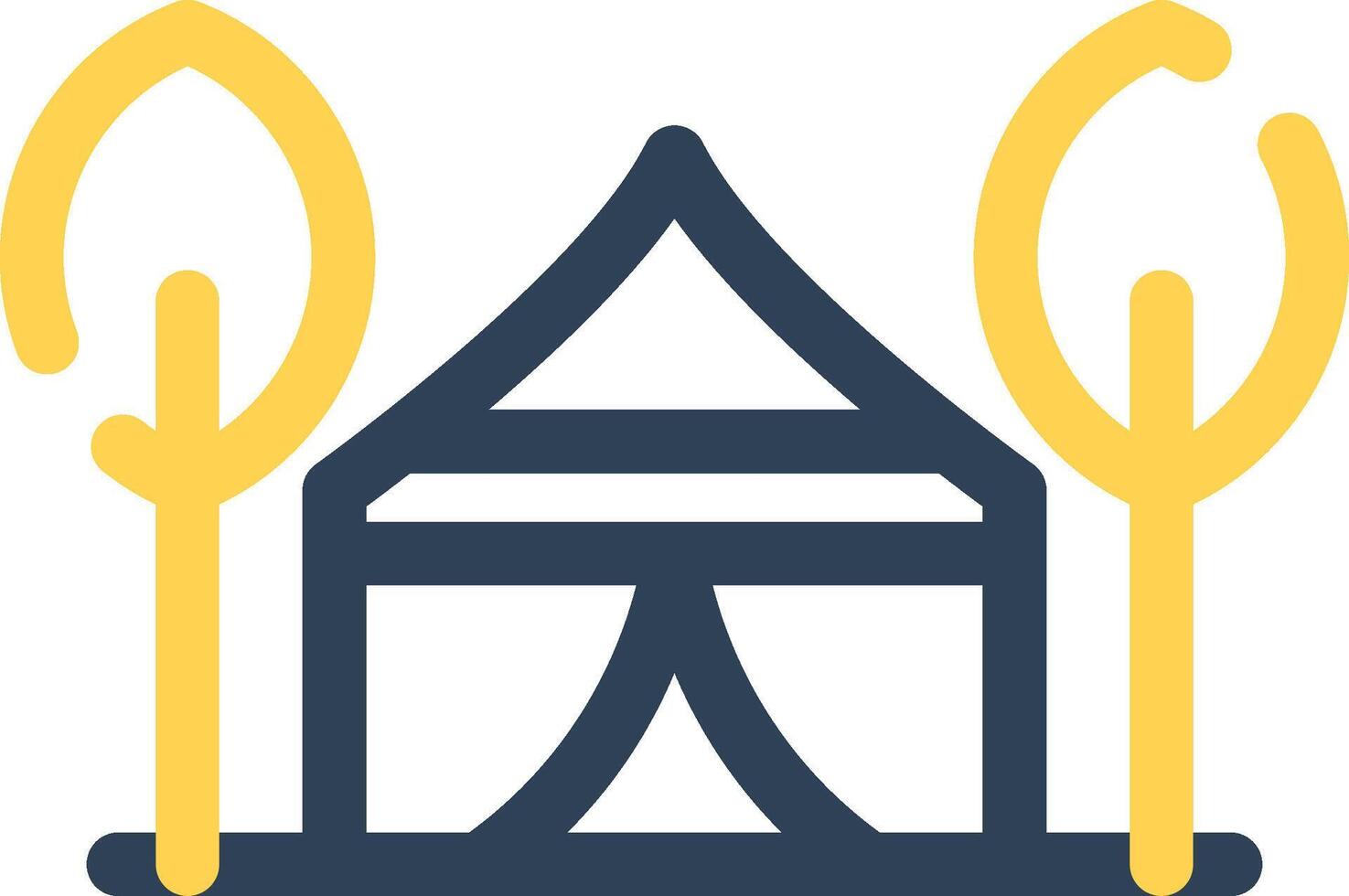 Tent Creative Icon Design vector