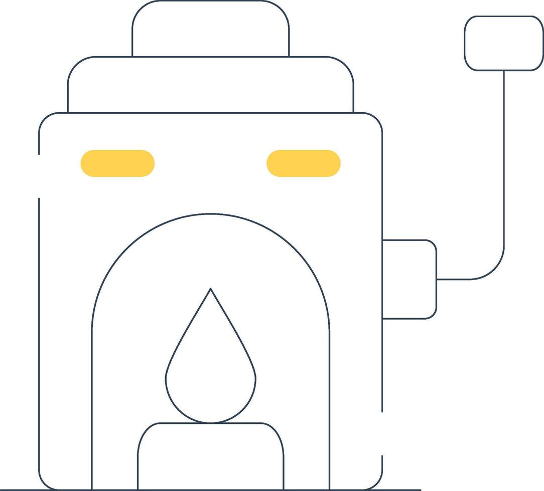 Furnace Creative Icon Design vector