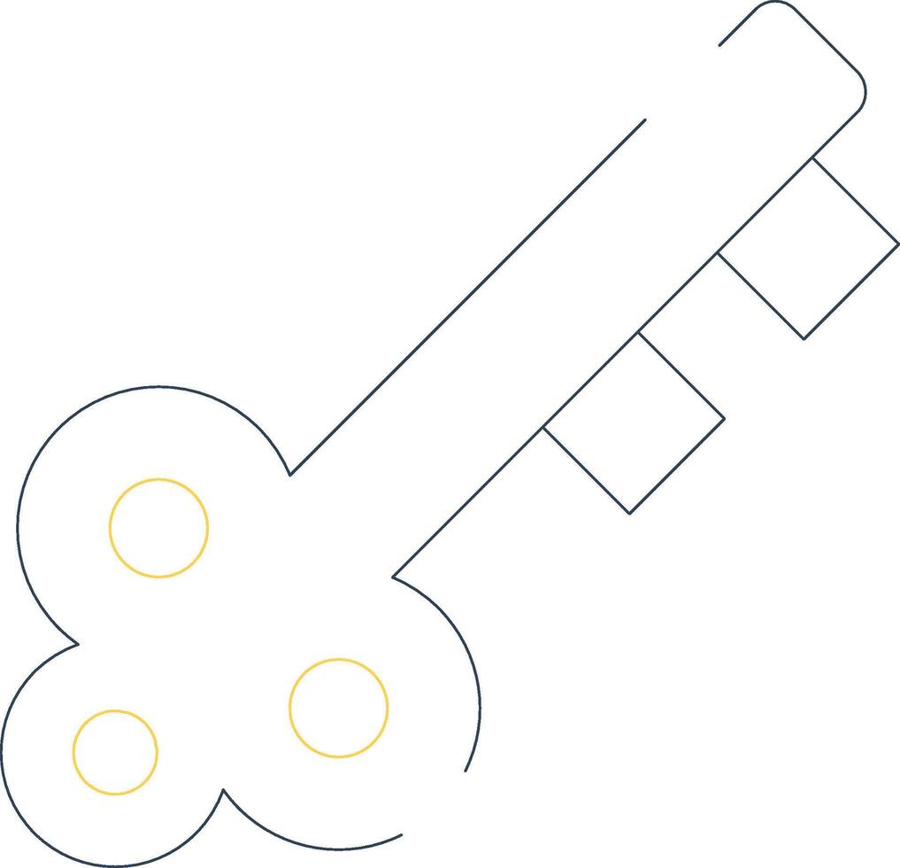 Door Key Creative Icon Design vector