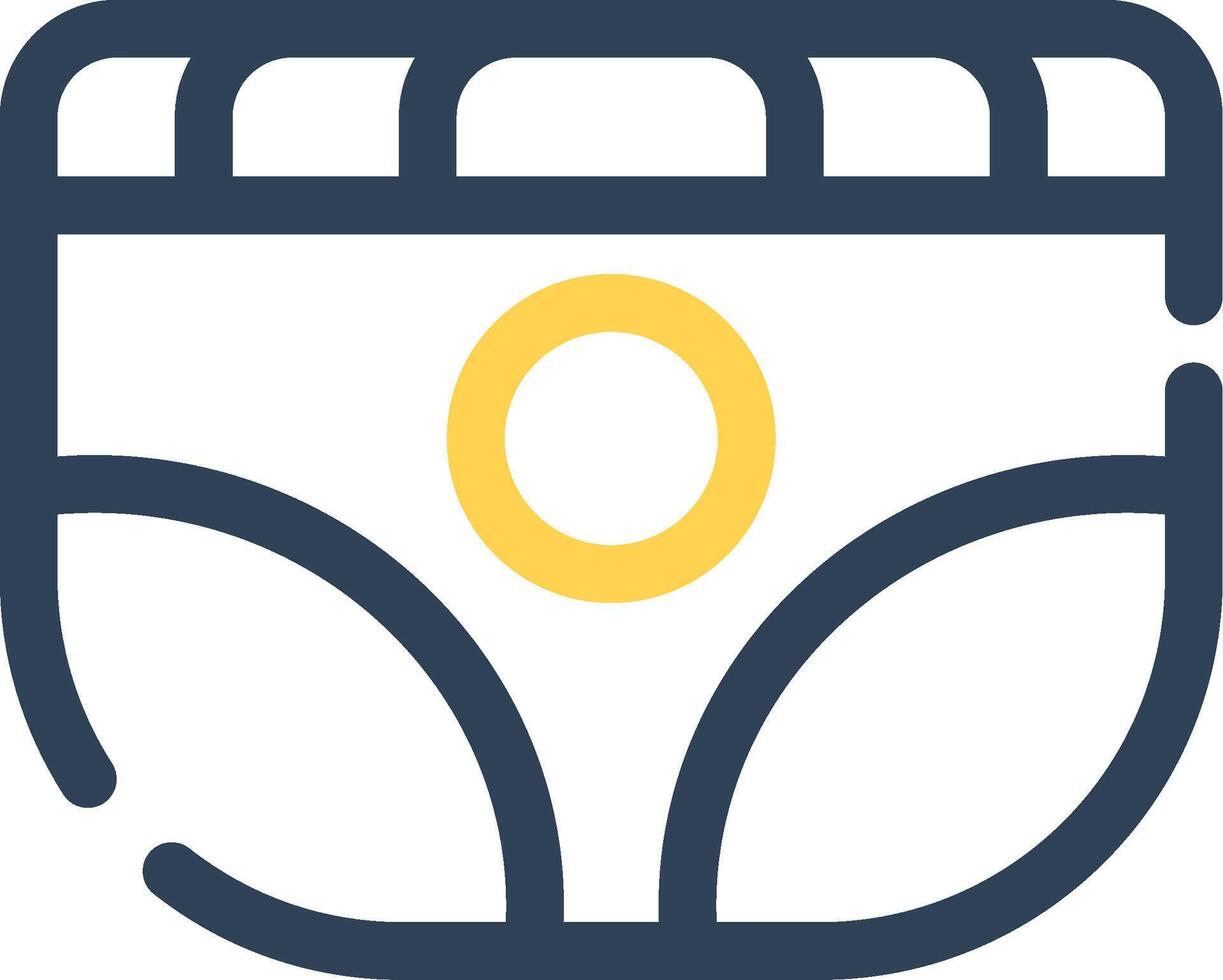 Diaper Creative Icon Design vector