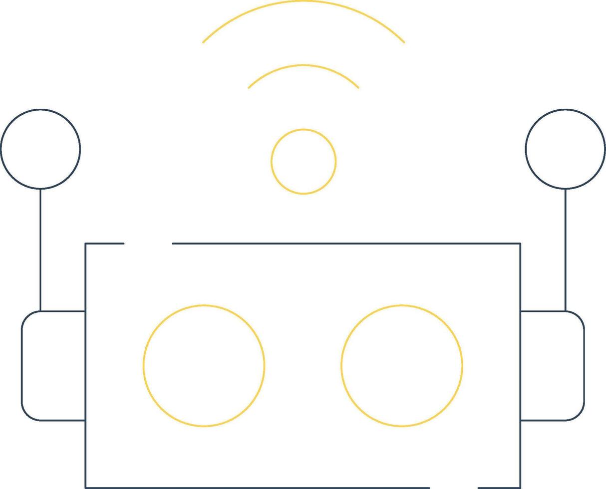 Smart Robotic Creative Icon Design vector