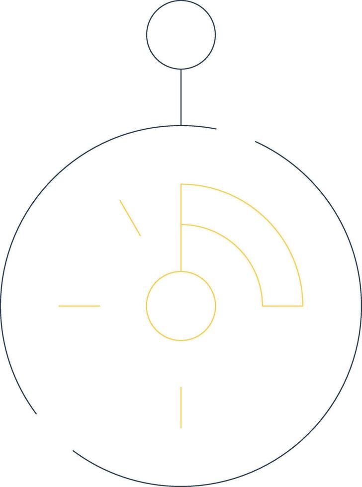 Stopwatch Creative Icon Design vector