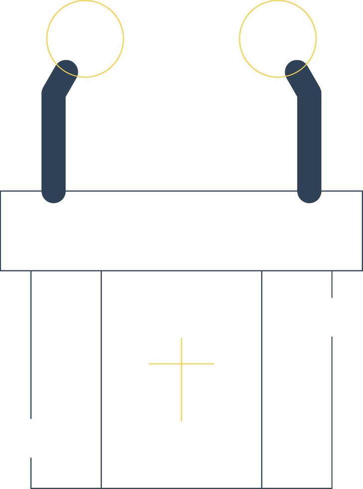 Pulpit Creative Icon Design vector