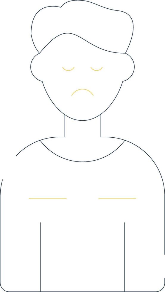 Grief Creative Icon Design vector