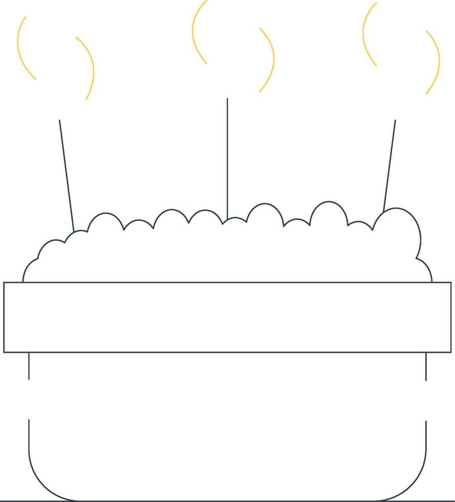 Incense Creative Icon Design vector