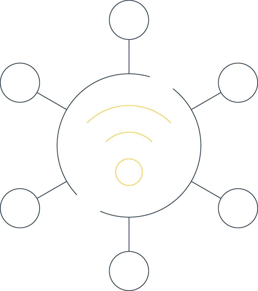 Internet of Things Creative Icon Design vector