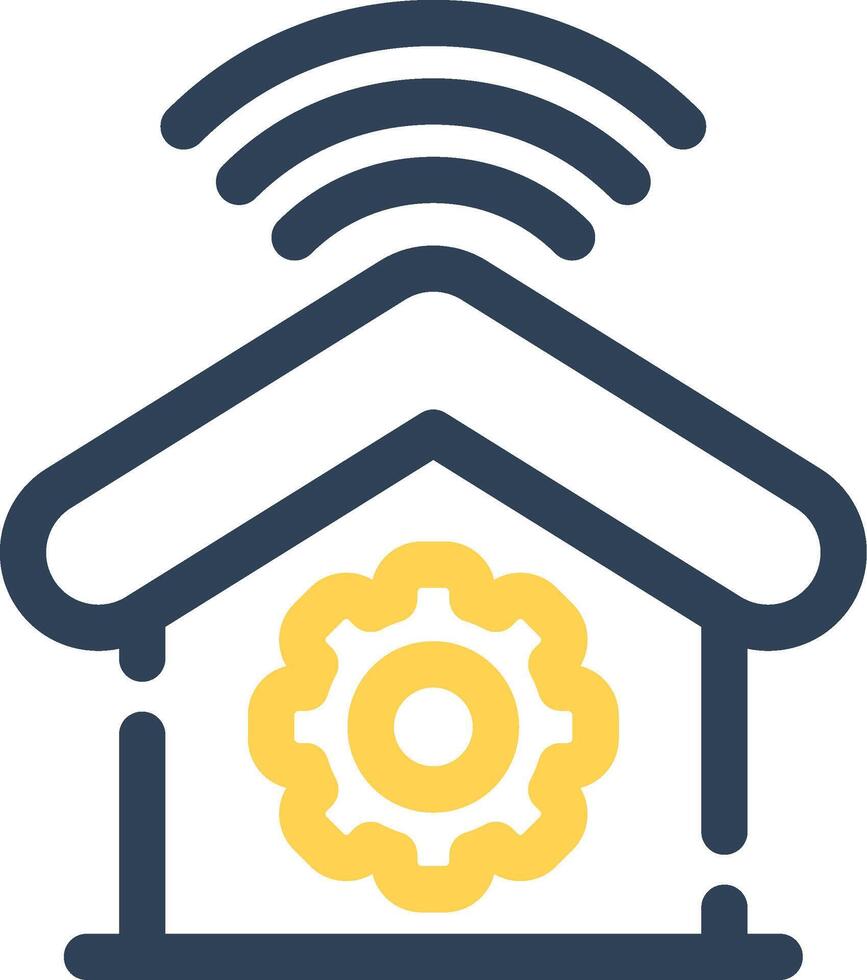 Home Automation Creative Icon Design vector