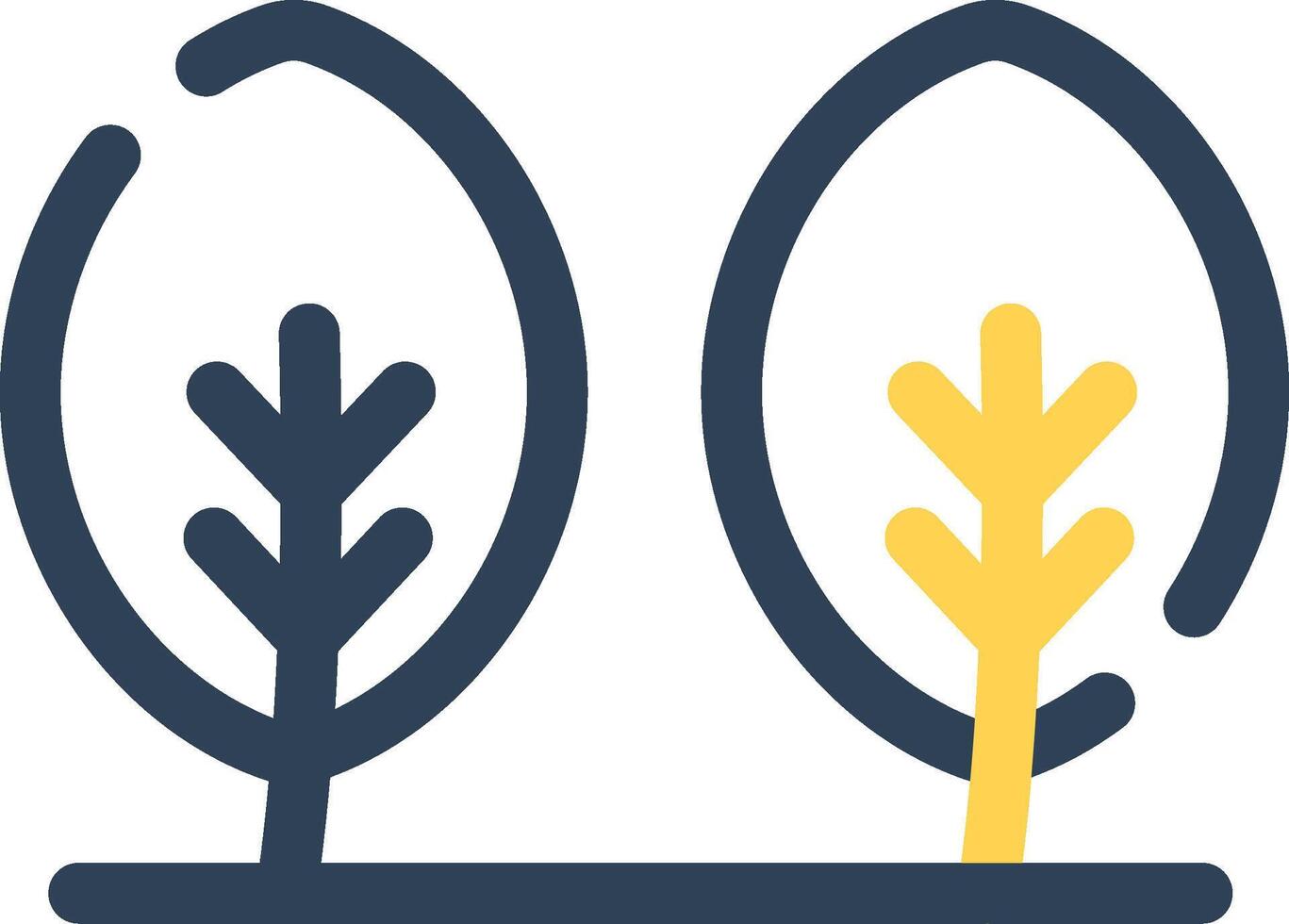 Leaf Plant Creative Icon Design vector